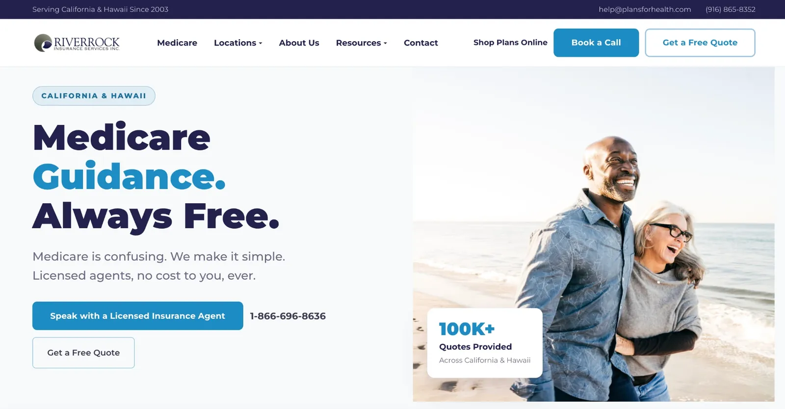 RiverRock Insurance Services, Medicare agency · California and Hawaii